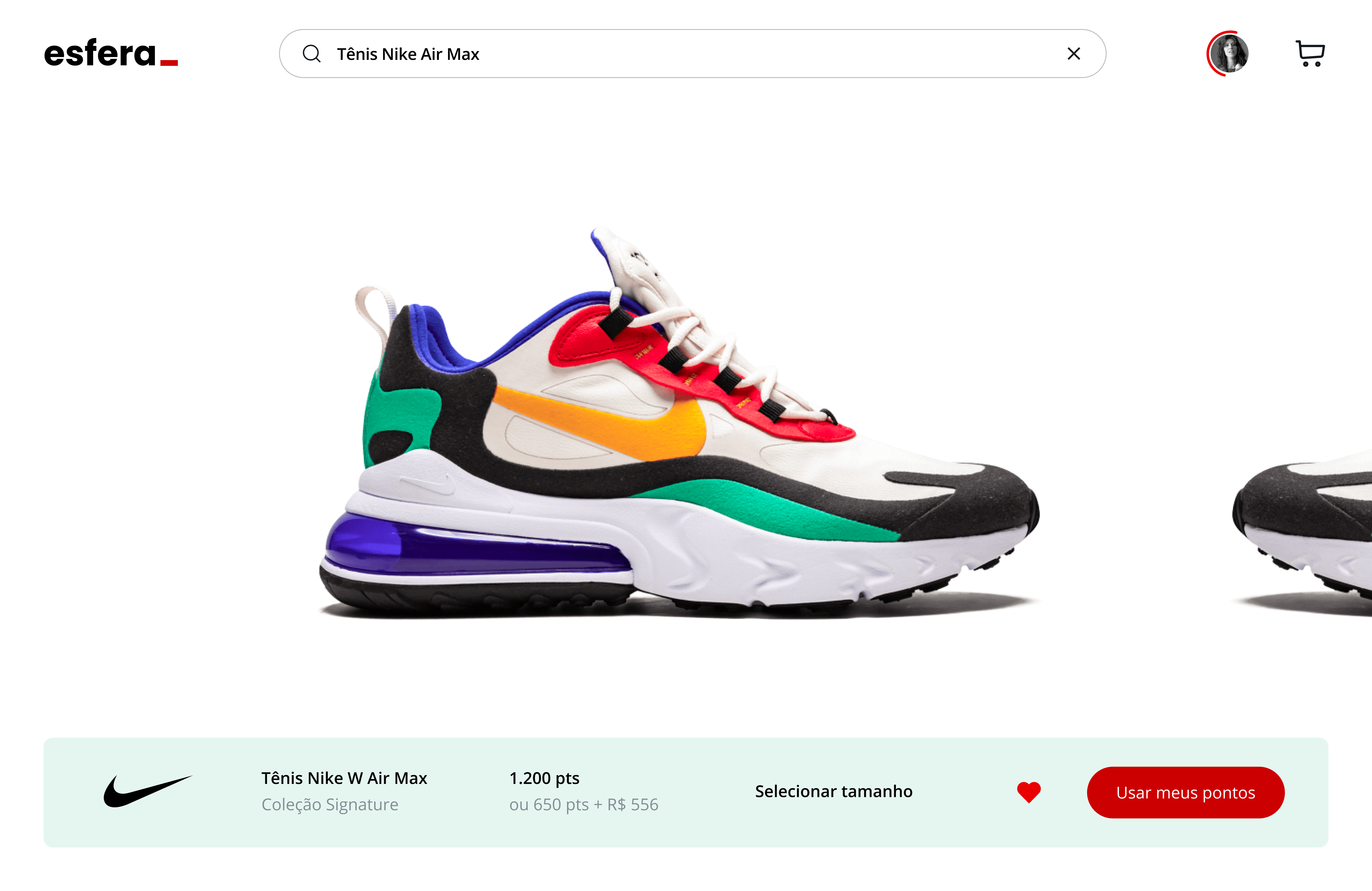 Santander Esfera results screen